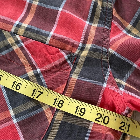BUNDLE! 2 Denim & Supply Ralph Lauren Blouses Plaid w MEASUREMENTS - Picture 10 of 15